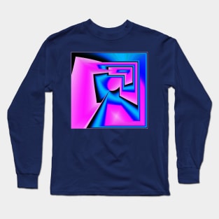 Blue and pink Long Sleeve T-Shirt